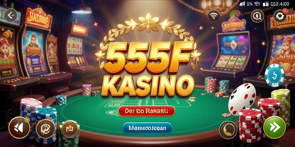 Tampilan gameplay 555F yang mengasyikkan dan menarik.
