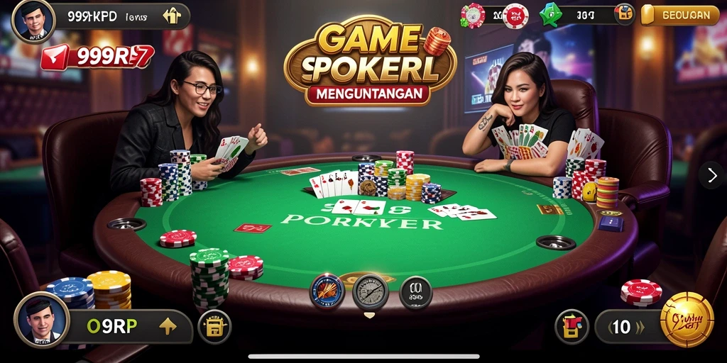 Screenshot gameplay 99RP menampilkan aksi seru permainan Poker.