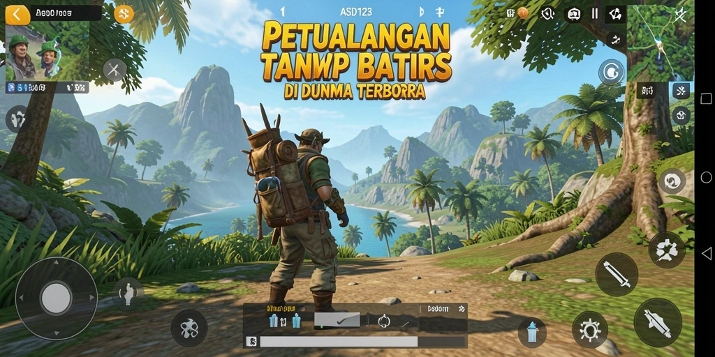 Tampilan gameplay ASD123 yang memukau di dunia terbuka.