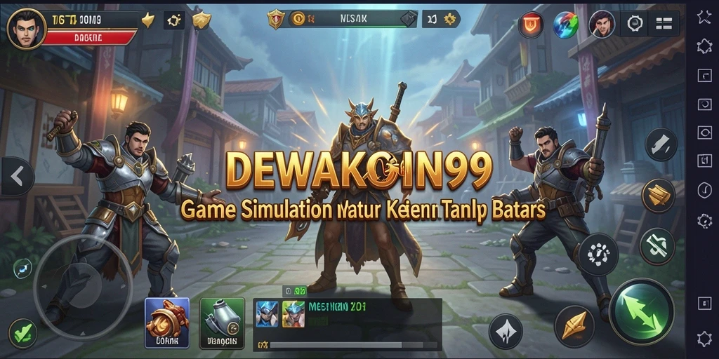 Screenshot gameplay DEWAKOIN99 menunjukkan aksi seru dan interaksi antar pemain.
