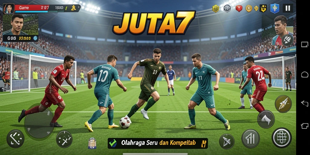 Tampilan gameplay JUTA7 yang menarik dan kompetitif.
