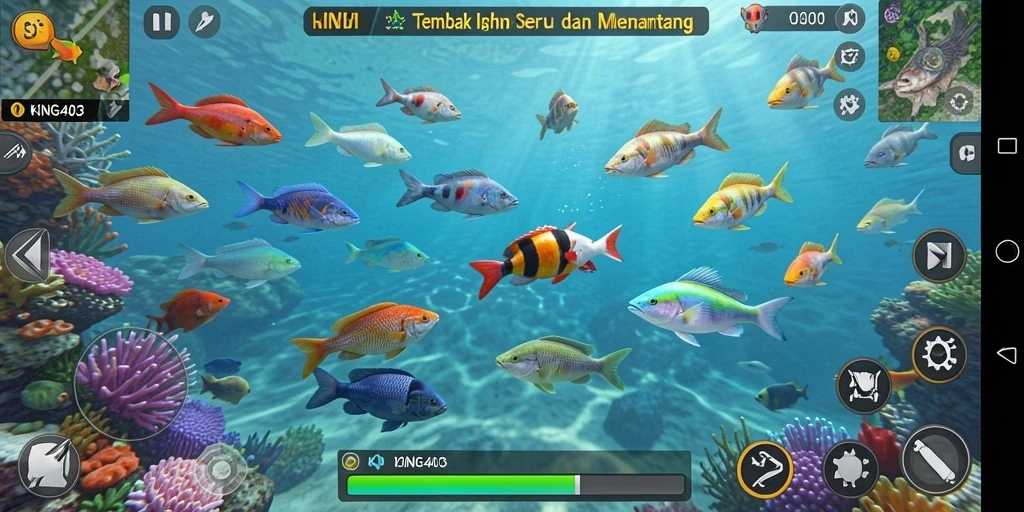 Gameplay seru Tembak Ikan di KING403 dengan grafis mengesankan.