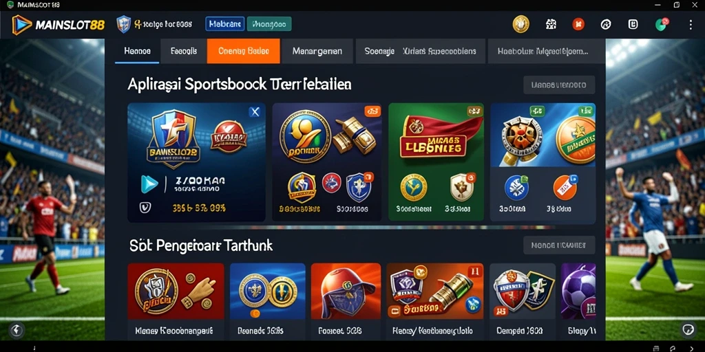 Tampilan gameplay Sportsbook MAINSLOT88 yang menarik dan interaktif.