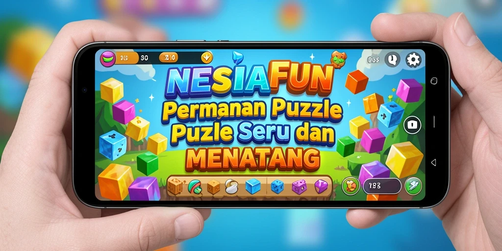 Tampilan gameplay NESIAFUN yang menarik dan menantang para pemain.