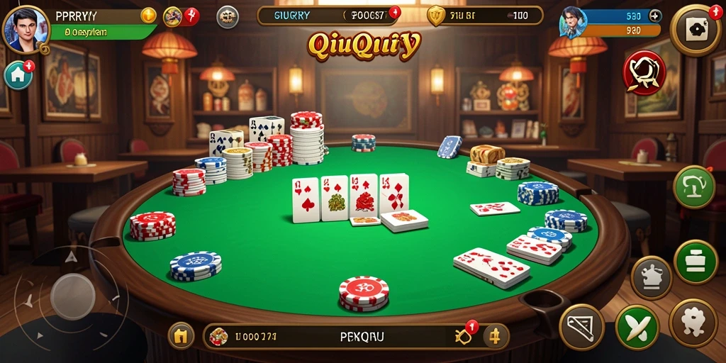Tampilan gameplay QiuQiu yang seru dari PPRRYY.