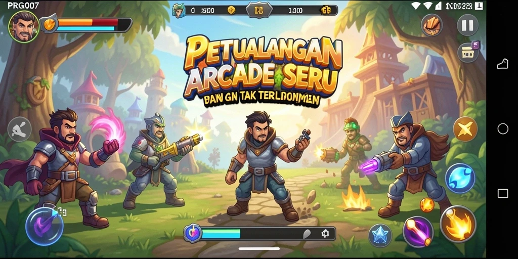 Tangkapan layar menunjukkan gameplay seru PRG007 dengan tantangan yang mendebarkan.
