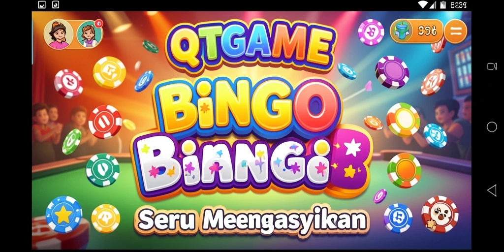 Tampilan gameplay Bingo yang menarik dan penuh warna.