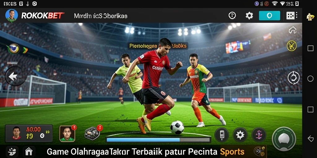 Tampilan gameplay ROKOKBET yang menakjubkan dan menarik.