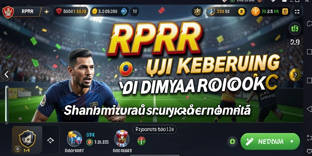 Gambaran tampilan gameplay RPRR di aplikasi sportsbook.