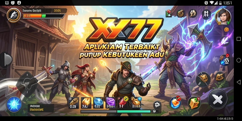 Tampilan aplikasi XXX777 dengan fitur Utility yang mudah digunakan.