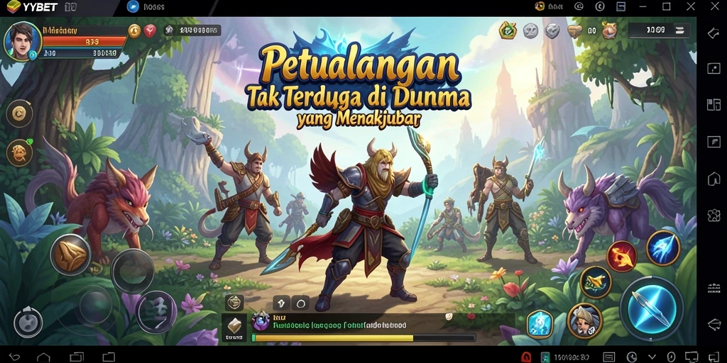 Tampilan menarik dari gameplay petualangan YYBET yang menantang.