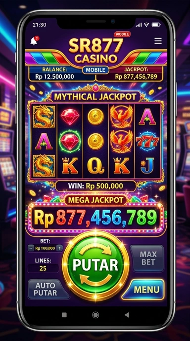 Tangkapan layar tampilan utama aplikasi sr877.